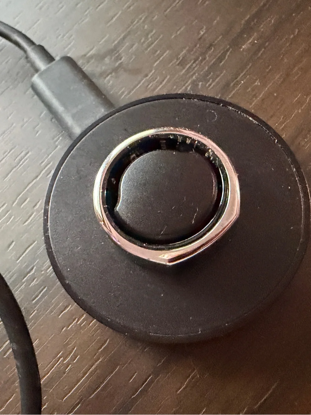 Oura Ring Gen 3 Heritage Silver Size 8 Smart Ring Sleep Fitness Tracker EUC